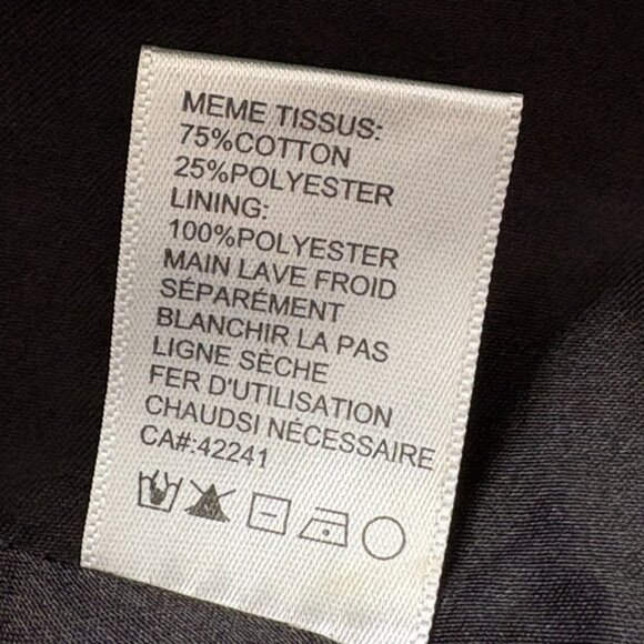 Knitted Dove Retro Button Front Jacket Coat Women’s Size L Gray/Black Trim EUC! - Picture 12 of 12